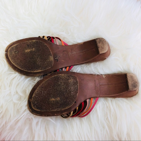 NICKELS SOFT VINTAGE LEATHER SANDALS BRAZIL 7 - Picture 7 of 8